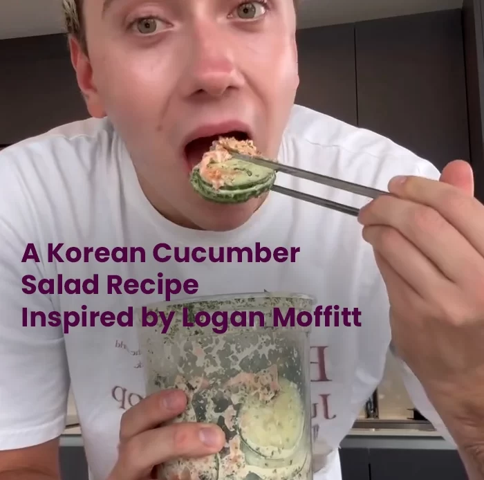 A Korean Cucumber Salad Recipe Inspired by Logan Moffitt